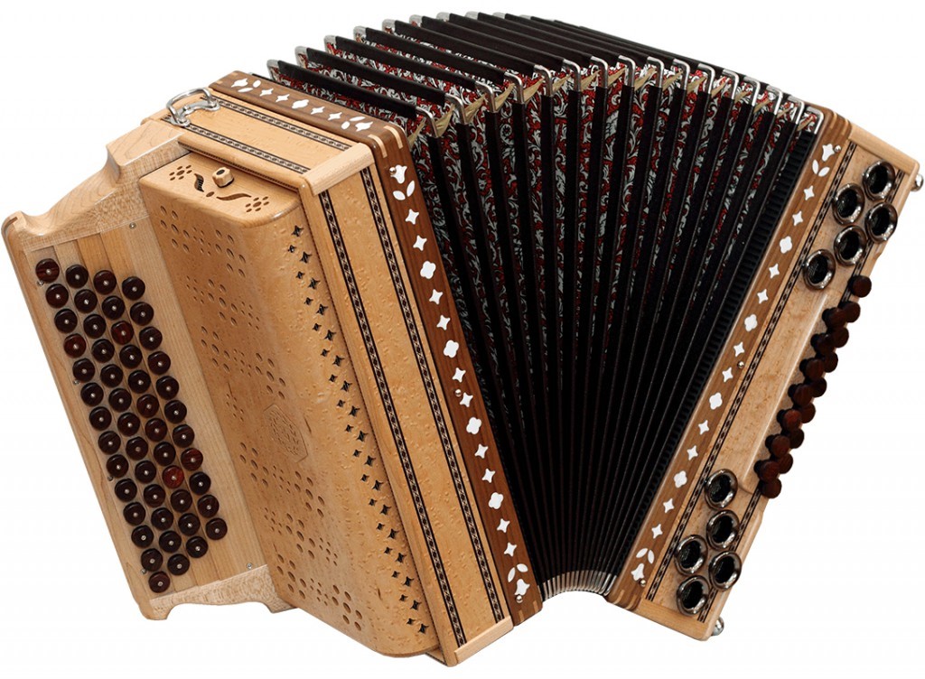 Birke Maser Original Alpengold Harmonika