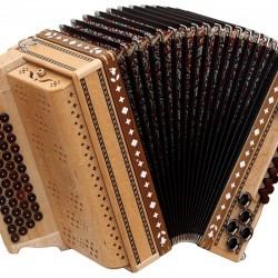 Birke Maser Original Alpengold Harmonika